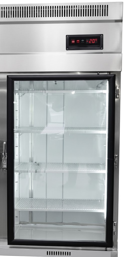 1-Door Glass Reach-In Upright Refrigerator